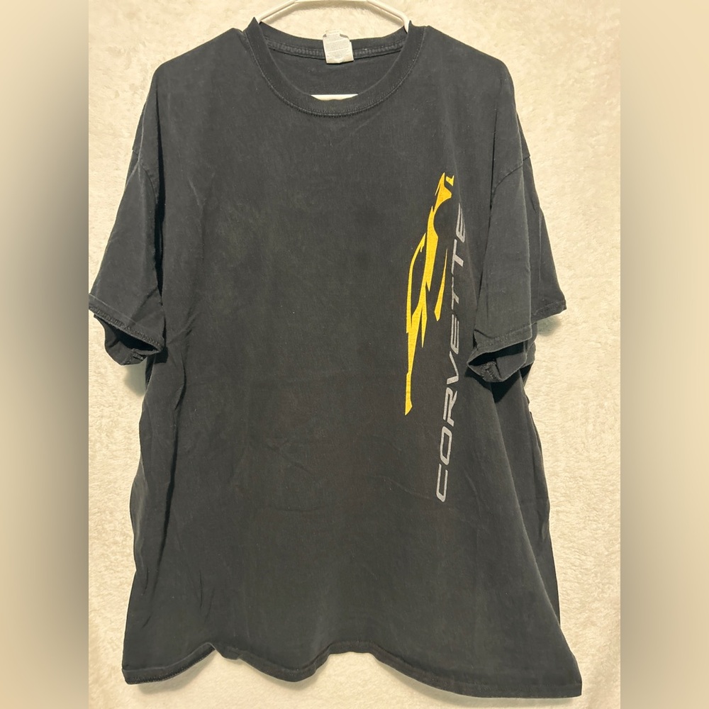 West Coast Corvette C8 Corvette Vertical Gesture Logo T-Shirt Size 2XL